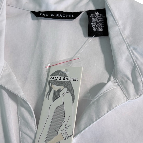 Cotton Tuxedo type sleeveless button down |Size XL - Picture 2 of 6